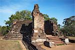 Ruines de Potgul Vihara, Sud, Polonnaruwa, Site du patrimoine mondial de l'UNESCO, Province centrale du Nord, Sri Lanka, Asie