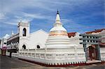 Bouddhiste temple de Sudharmalaya Vihara, Galle, Province du Sud, Sri Lanka, Asie