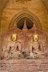 Bouddha assis, Dhammayangyi Pahto, Bagan (Pagan), Myanmar (Birmanie), Asie