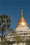 Myazedi Stupa, Bagan (Pagan), Myanmar (Birma), Asien