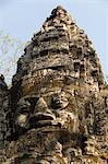 North Gate, Angkor Thom, Angkor Archaeological Park, UNESCO World Heritage Site, Siem Reap, Cambodia, Indochina, Southeast Asia, Asia