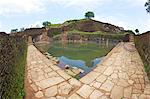 Royal Bathing Pool, Sigiriya Lion Rock Fortress, 5th century AD, UNESCO World Heritage Site,  Sigiriya, Sri Lanka, Asia