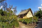 Japanese Minka House, Royal Botanic Gardens, Kew, UNESCO World Heritage Site, London, England, United Kingdom, Europe