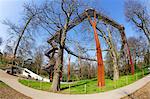 Rhizotron und Xstrata Treetop Walkway, Royal Botanic Gardens, Kew, UNESCO Weltkulturerbe, London, England, Vereinigtes Königreich, Europa