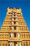Sri Chamundeswari temple, colline de Chamundi, Mysore, Karnataka, Inde, Asie