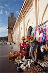 D'El Mansour Mosque souvenir shops, Marrakesh, Morocco, North Africa, Africa