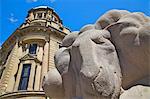 Stone ram, Derby, Derbyshire, England, United Kingdom, Europe