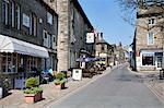 Le carré à Grassington, Wharfedale, Yorkshire Dales, Yorkshire, Angleterre, Royaume-Uni, Europe