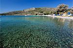 Claire eau et plage, Klima, Samos, îles de l'Égée, Grèce