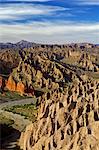 Valleys and mountains of Cordillera de Chichas Range near the town of Tupiza, Bolivia, South America