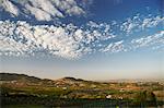 Aerial view of rural landscape