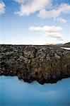 Spa géothermal Blue Lagoon, péninsule de Reykjanes, Islande
