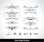 Vector set of design elements. Vector illustration