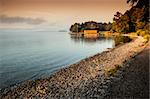 An image of a beautiful sunrise at Starnberg Lake