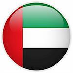 Vector - Emirates Flag Glossy Button