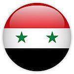 Vector - Syria Flag Glossy Button