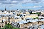 Paris, France. A top-view of the city