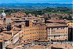 Overview of Siena, Tuscany, Italy