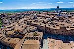 Vue d'ensemble de la ville, Sienne, Toscane, Italie