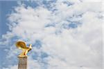 Gold Eagle sur pilier, Olympiastadion, Berlin, Allemagne