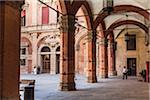 Palazzo D'Accursio, Piazza Maggiore, Bologna, Emilia-Romagna, Italien