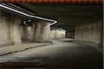 Matena Tunnel at Night, Duisburg, Ruhr Basin, North Rhine-Westphalia, Germany,