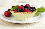 Blackberry and Raspberry Fruit Cup