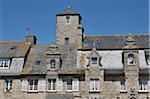 Stone Buildings in Roscoff, Finistere, Bretagne, France
