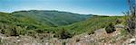 magnifique paysage de montagne dans le canyon de la Crimée