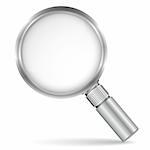 Magnifying glass icon, vector eps10 illustration