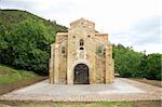 IX century San Miguel de Lillo church near Oviedo city in Asturias