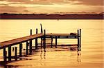 Une image du lac de Starnberg en Allemagne