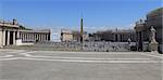 Beautiful view of the Vatican with the tourists from Saint Peter's basilica, Rome, Italy