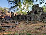 Ruins of Preah Khan Temple in Angkor Thom, Cambodia