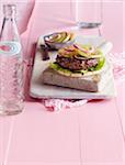 Hamburger sur pain Pita