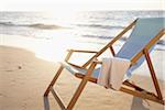 Beach Chair and Towel, Arcachon, Gironde, Aquitaine, France