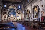 Interior View of Chiesa di Ognissanti, Florence, Tuscany, Italy