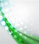 Abstract blurred light wave background