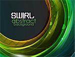 Abstract swirl motion background for your design. Made of glass round elements