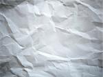 the white crumpled paper