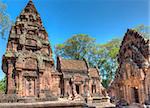 Inside Banteay Srey temple near Siem Reap, Cambodia