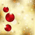 Sparkling Christmas Crystal Ball Greeting Card