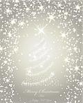 Beautiful Christmas (New Year) card.  Vector illustration with transparency and mesh EPS10.