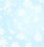 Abstract christmas background of blue color with boke