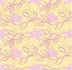 Art vector flower pattern. Seamless pattern. Fabric texture. Floral vintage design. Pretty cute wallpaper. Romantic cartoon feminine filigree tile.
