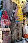 Bouées de casiers à homards, Provincetown, Cape Cod, Massachusetts, USA