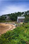 Deux maisons en bord de mer, Pamet Harbor, Truro, Cape Cod, Massachusetts, USA