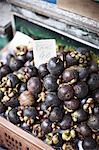 Mangosteen for sale at market