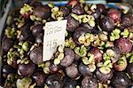 Mangosteen for sale at market