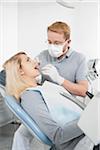 Young Woman and Dentist at Dentist's Office for Appointment, Germany